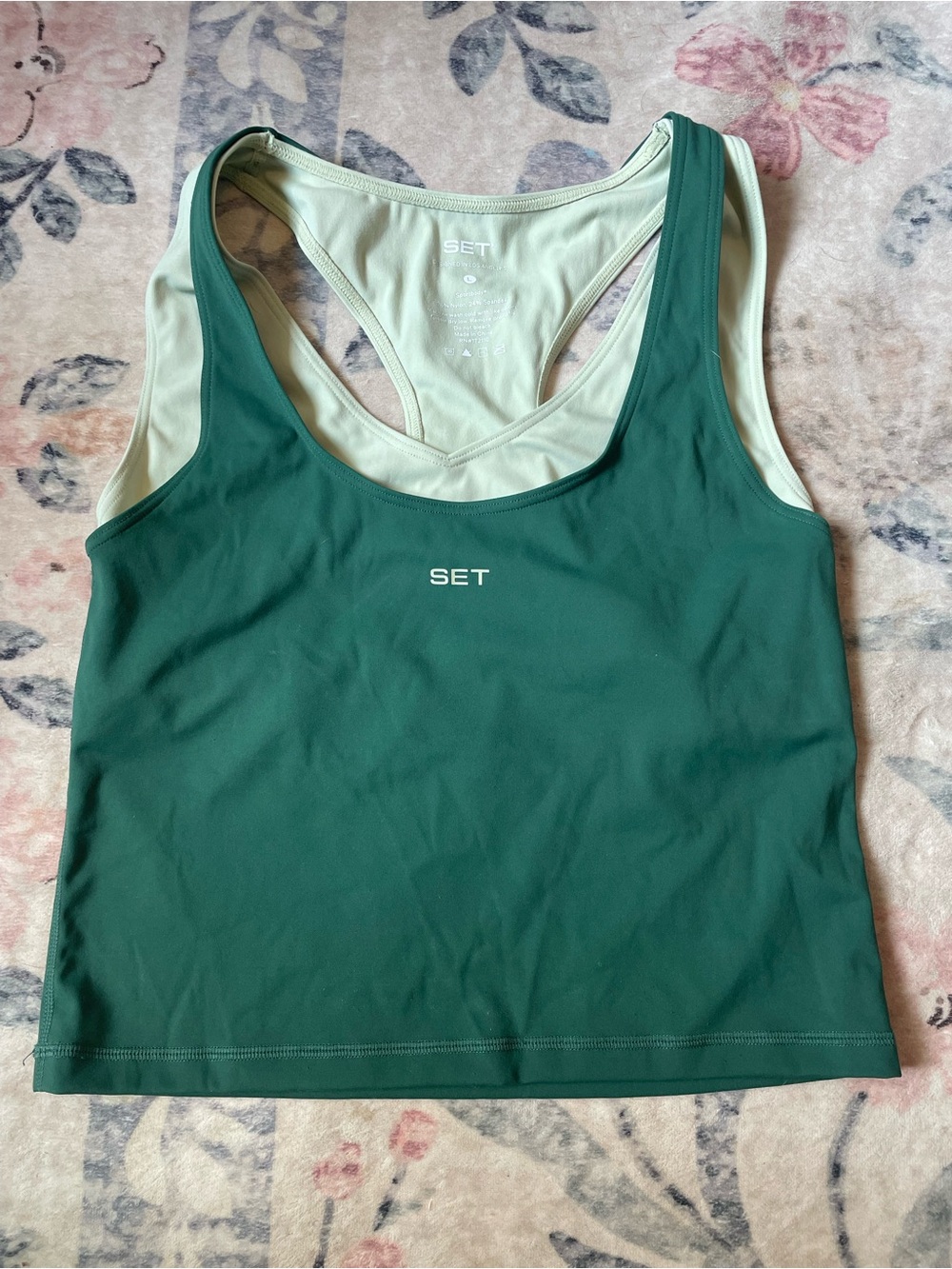 SET Active Club Set Sportbody Tank in Lawn